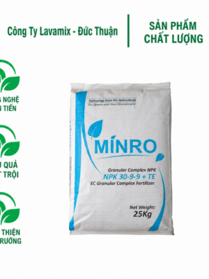 Bao phân bón MINRO NPK 30-9-9+TE 25 kg